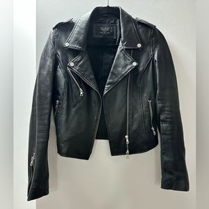 Zara leather jacket